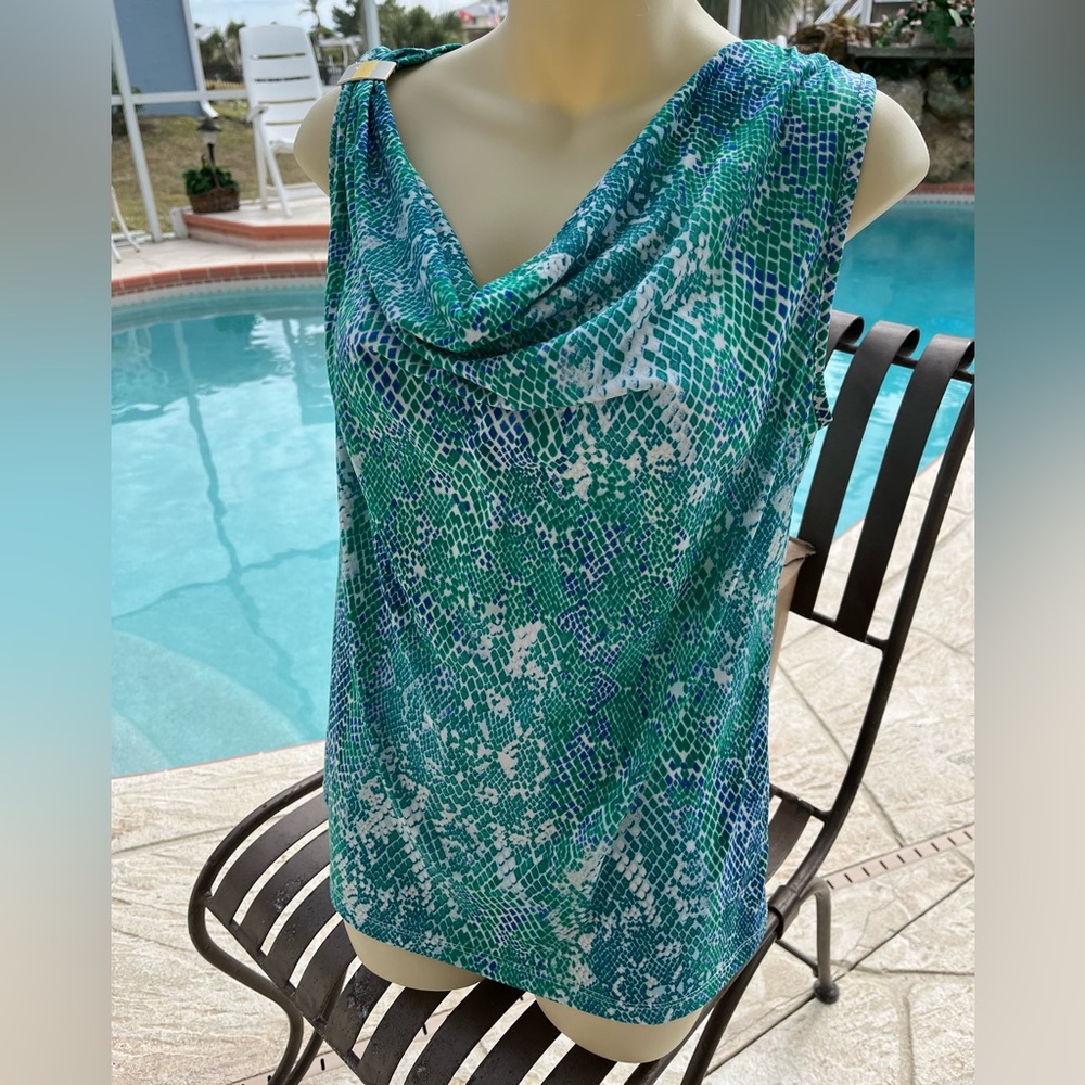 Silky summer top.